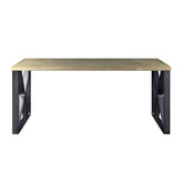 Jennavieve Gold Aluminum Desk Model 92550 By ACME Furniture